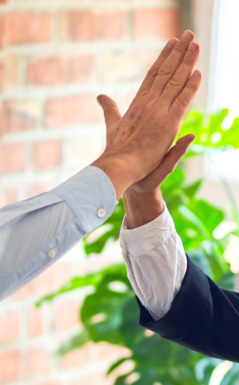 atelier partenariat professionnel tape mains d'accord